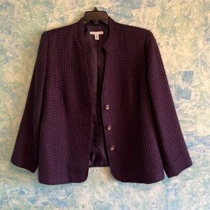 JM Collection Purple lined Blazer 16W